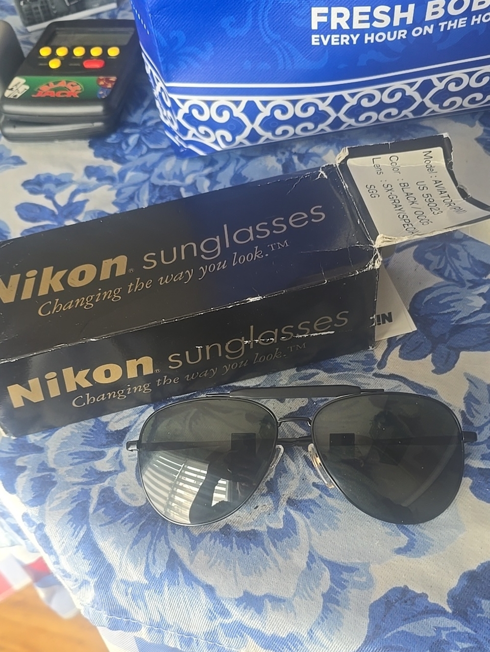 Vintage Nikon NK4920-5 Aviator Sunglasses New 90s